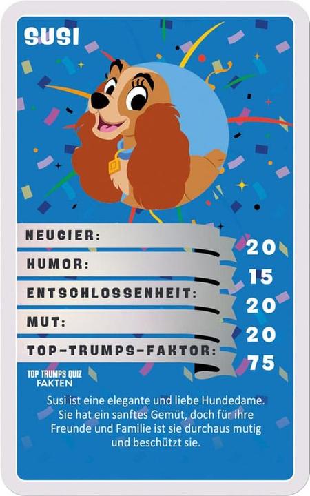 Produktbild Winning Moves Disney jeu de cartes Top Trumps Quiz Disney 100 *ALLEMAND*