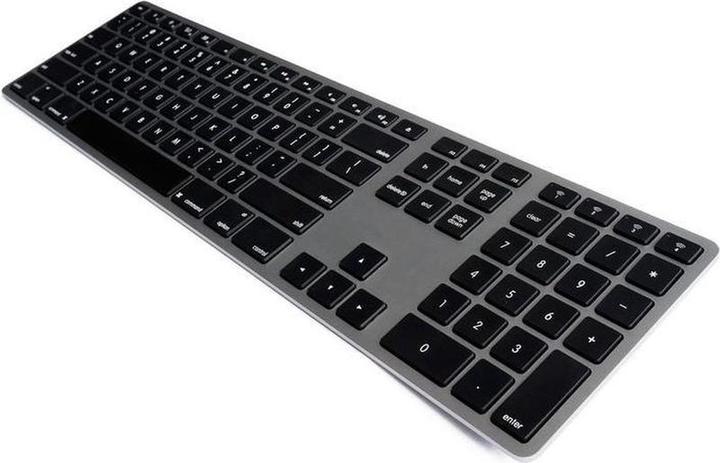 Matias Draadloos Aluminium Toetsenbord voor Mac (Spacegrijs) (Eng. Int., Wireless)