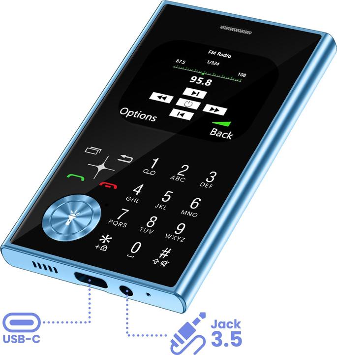 Produktbild Avizar Tastenhandy 2,01" Display Dual-SIM Line-Stil (2.01")
