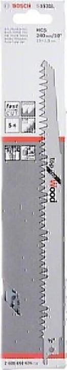 Immagine prodotto Bosch Professional Zubehör Lama per sega S 1531 L, Top per legno, confezione da 5