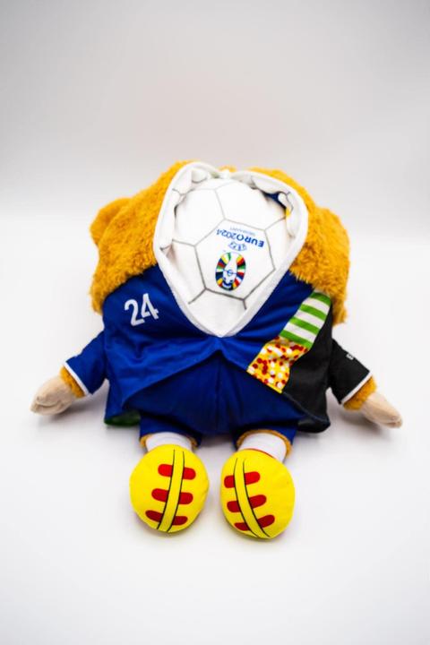 Produktbild Uefa EURO24 Umkehrbarer Plüsch Albärt zu EM-Ball 35 cm