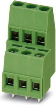 Actual product image Phoenix Contact 3 way std 2 stack terminal,5.08mm pitch