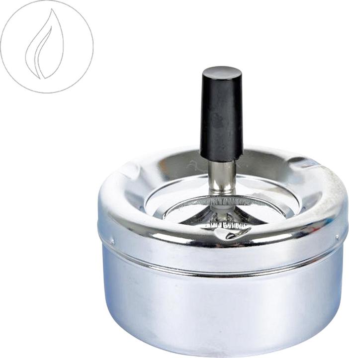 Moosmayr Swivel Ashtray Chrome 9.5cm