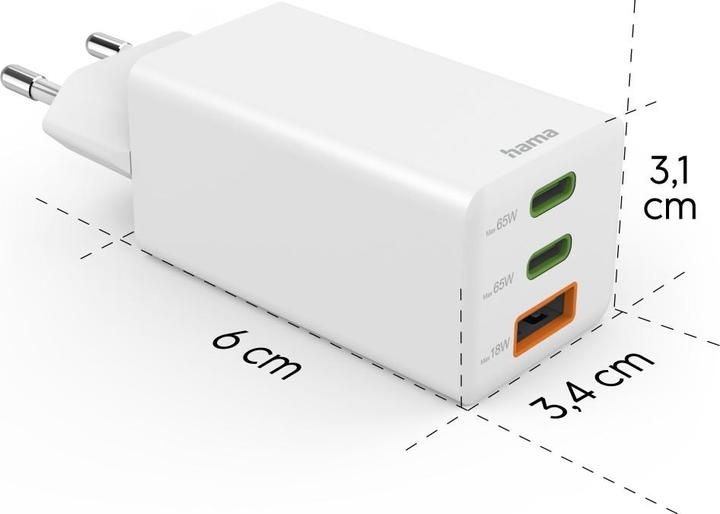 Produktbild Hama Schnellladegerät (65 W)