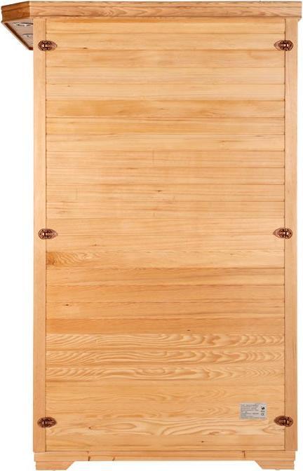 Immagine prodotto Home Deluxe Cabina a infrarossi IKENNA M - 120x105cm per 2 persone - Cabina a infrarossi con 1750 Watt