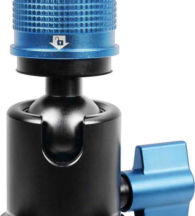 Actual product image Sirui P-424FS + VA5 Carbon monopod 168 cm with stand spreader + video head (Metal, Carbon)