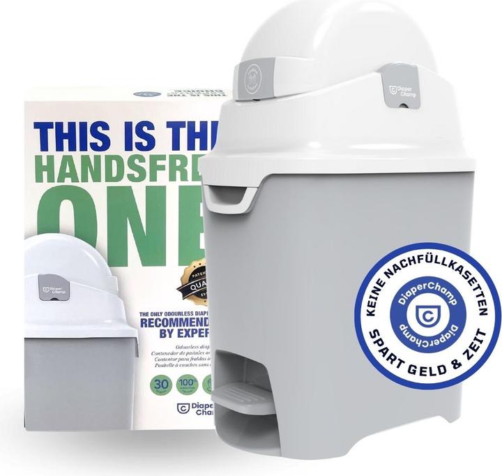 Produktbild Diaper Champ Windeleimer One Standard Handsfree 60 l Silber