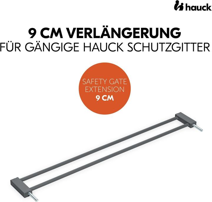 Image du produit Hauck Safety Gate Extension 9 cm Dark Grey (9 cm)