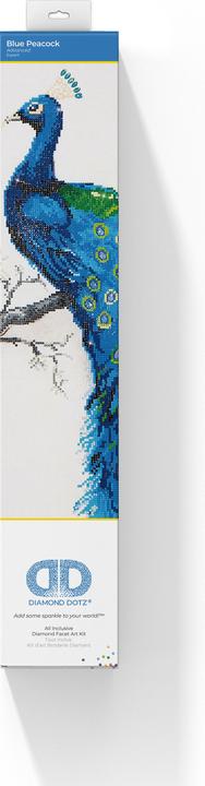 Actual product image Diamond Dotz Blue Peacock