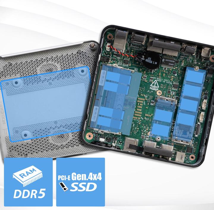 Produktbild MSI Cubi NUC 1MG (Intel Core 5 120U, 8 GB, 512 GB, Intel UHD Graphics)