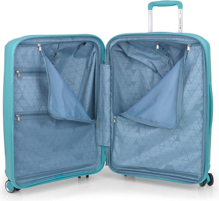 Actual product image Gabol Queens 4-wheel suitcase set 3-piece with stretch fold (223 l, XL (from 140l))