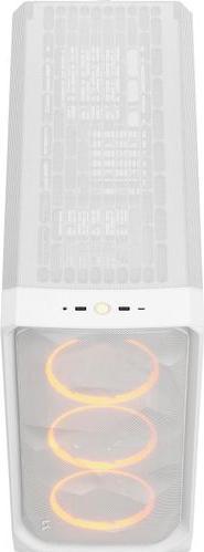 Actual product image Fractal Case Meshify 3 XL White RGB TG Clear Tint (ITX, SSI CEB, ATX, E-ATX, SSI EEB, mATX, EE-ATX)