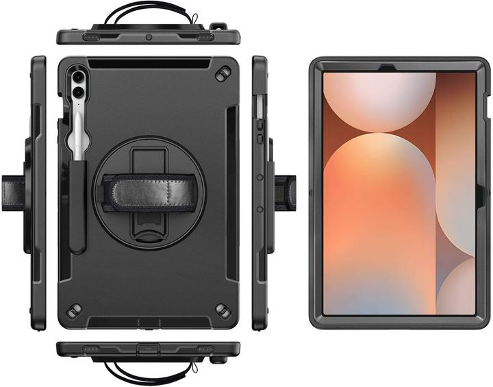 Image du produit JT Berlin Rugged Kickstand & Handstrap Case (support robuste et sangle pour les mains) (S9+, Galaxy Tab S10+)