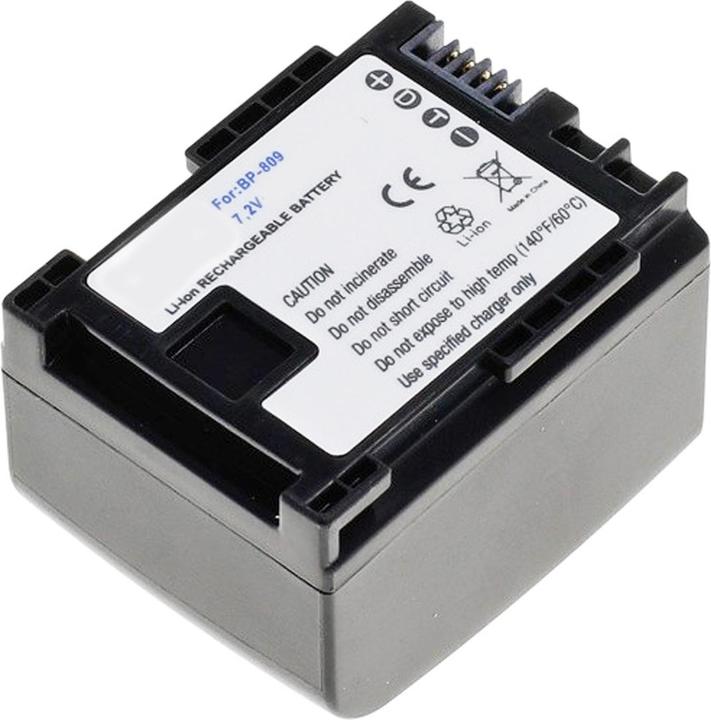Actual product image AccuCell Akku Canon bp-809, hf10, hf11, hf20, hf100 (Camera battery)