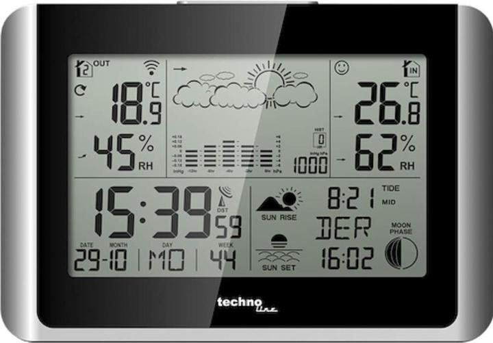 Technoline Kabellose Funkwetterstation WS 6767