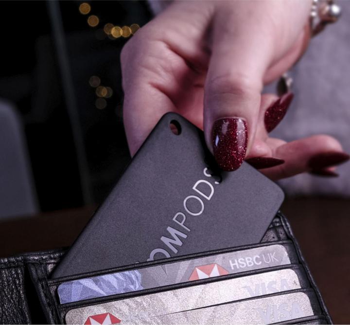 Actual product image Boompods Boomcard black