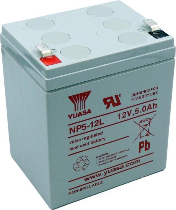 Image du produit Yuasa NP5-12L Batterie UPS 12V 5Ah