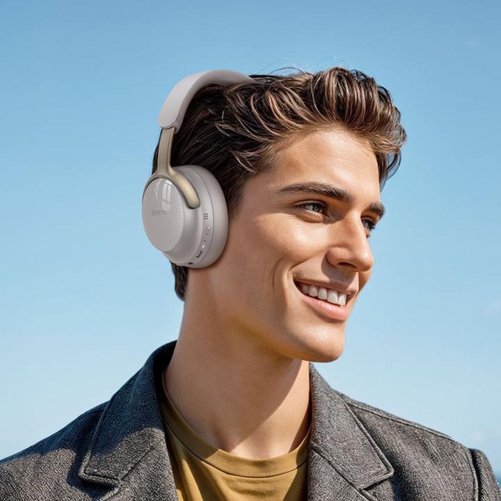 Image du produit Hoco W53 Plus Tone Headset mit ANC In-Ear Wireless Bluetooth Grau (ANC, 45 h, Sans fil)