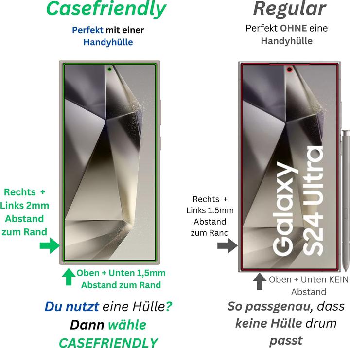 Actual product image Dipos Screen Protector Anti-Glare (4 Piece, Samsung Galaxy S24 Ultra)