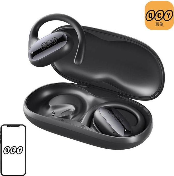 Actual product image QCY T30 Crossky GTR2 Headphones (black) (28 h, Wireless)