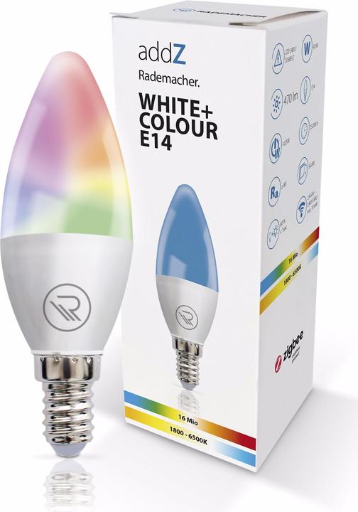 Produktbild Rademacher addZ White + Colour E14 LED (E14, 4.80 W, 470 lm, 1 x, F)