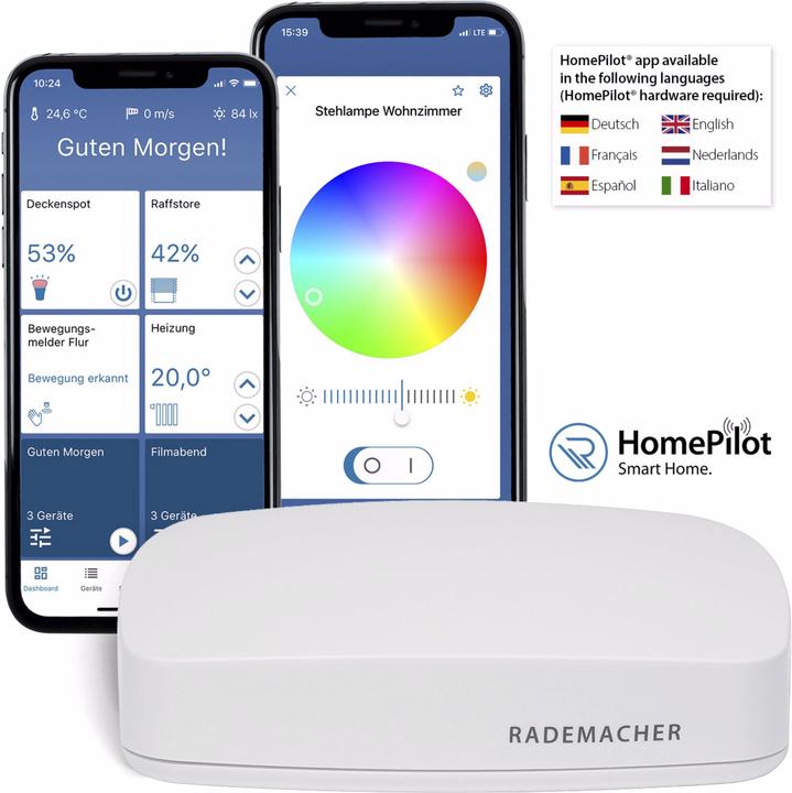 Produktbild Rademacher addZ White + Colour E27 LED (E27, 8.50 W, 806 lm, 1 x, F)