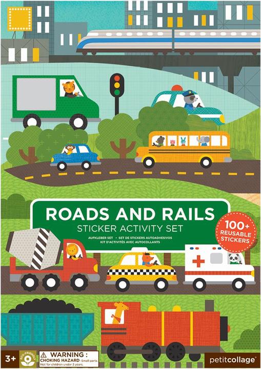 Immagine prodotto Petitcollage Sticker Activity Set Strade & Tracce SV