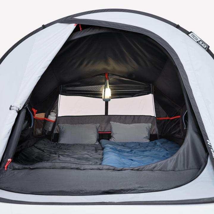 Actual product image Quechua Camping tent - 2 Seconds Fresh & Black for 2 people (Pitching tent, 4 kg, 2 persons)