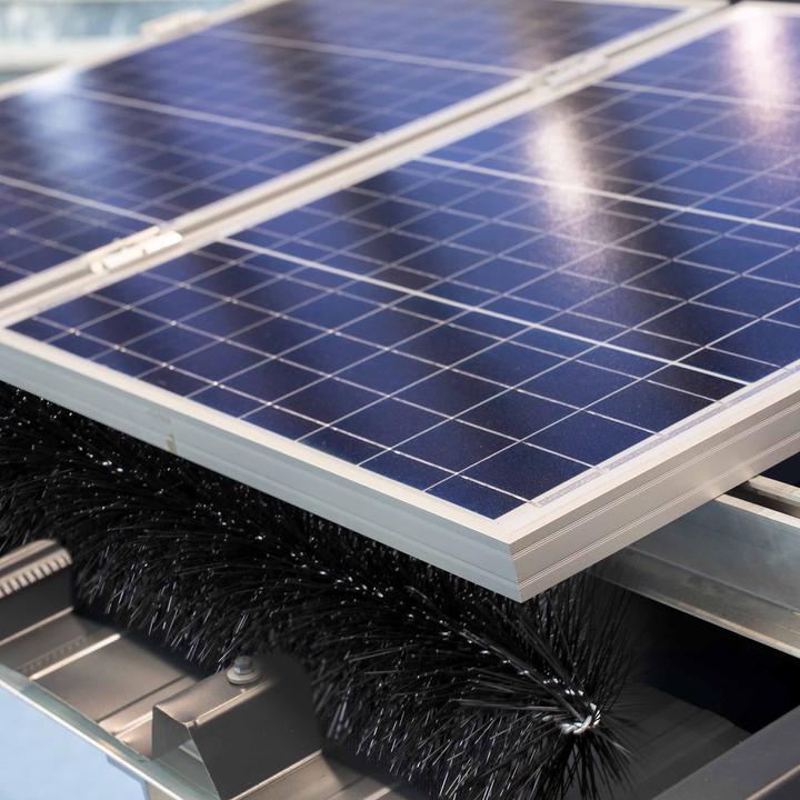 Actual product image Wiltec Nesting Protection Brush 120cm Ø 10.5cm 20 Pack for Solar System Effective Flexible Anti-nest