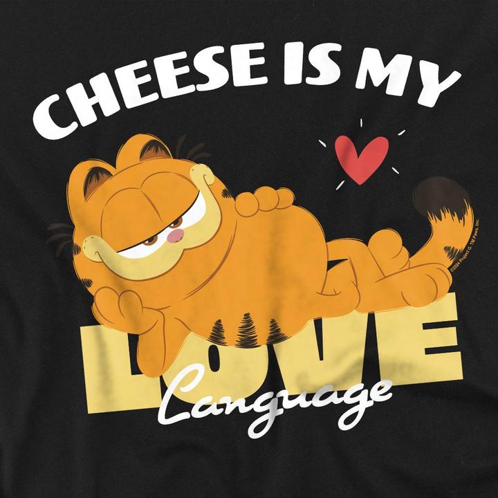 Immagine prodotto Garfield Cheese Is My Love Language Maglietta Uomo (4XL)