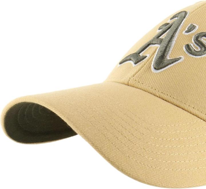 Actual product image 47 Brand Snapback Cap - World Series Oakland Athletics Tan (One size)