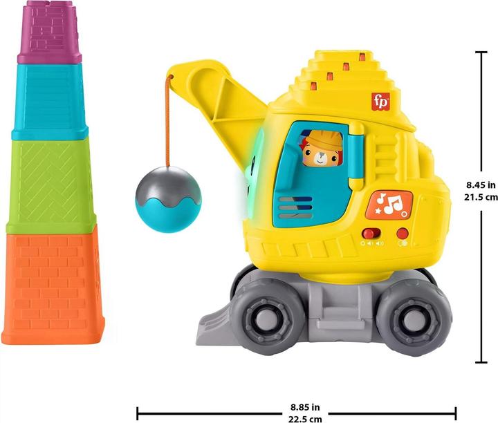 Produktbild Fisher-Price Count & Stack Crane- (D, F, I, E)