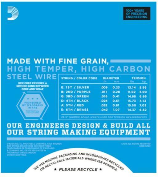 Produktbild D'Addario Daddario EXL120 Saiten für E-Gitarre Super Light 9-42 10 SETS (10 x, E-Gitarre)