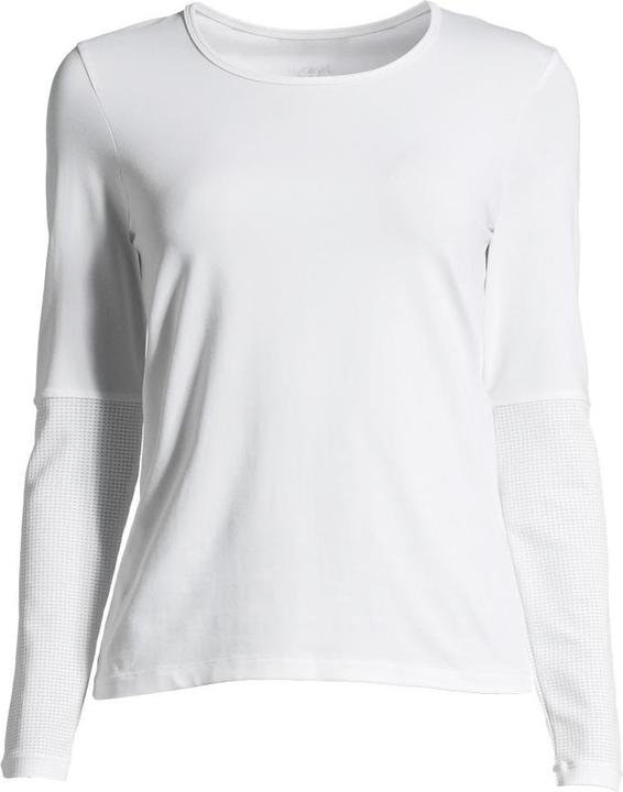 Actual product image CASALL Essential Langarm-T-Shirt mit Mesh-Detail (44)