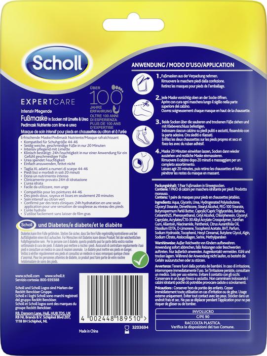 Scholl Fussmaske in Socken (Fussmaske, 2 ml)