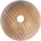 Rayher Raw wood balls, drilled through, 50mm ø, 2 pieces