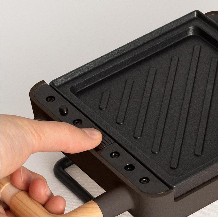 Actual product image Create STONE 2 IN 1 COMPACT - Sandwich and Waffle Iron