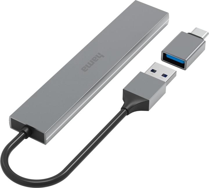 Actual product image Hama Slim (USB-A, 4 Ports)