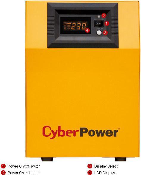 Immagine prodotto Cyberpower EPS CPS1500PIE IT (2) Schuko + (1) Morsettiera (1500 VA, 1050 W, Doppio convertitore online UPS)