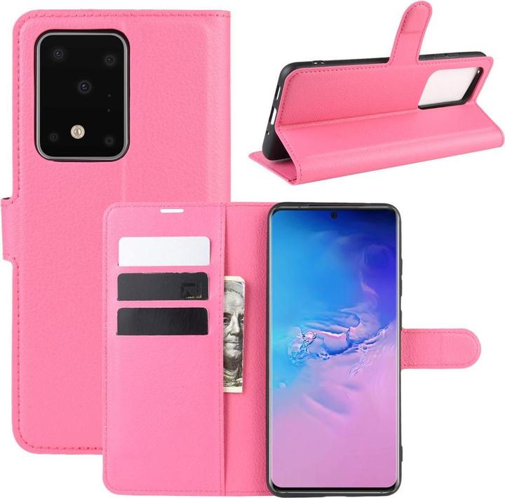 Image du produit Cover-Discount Galaxy S20 Ultra - Étui en cuir rose (Samsung Galaxy S20 Ultra)