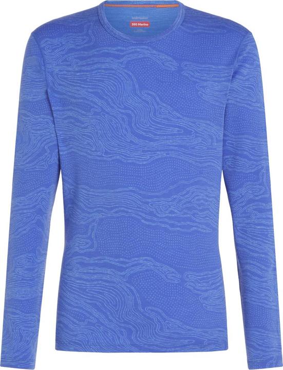 Icebreaker Men Merino Mer 260 Vertex LS Crewe Snow Guide (L)