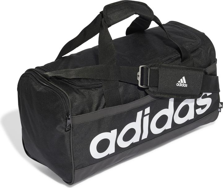 Immagine prodotto adidas Borsone Lineare M, Bianco/Nero Bianco/Nero (39 l)