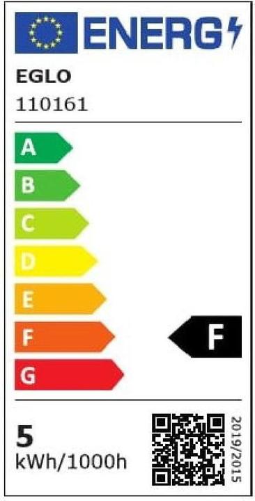 Label énergétique EGLO illuminant LED (GX53, 4.90 W, 470 lm, 1 x, F)