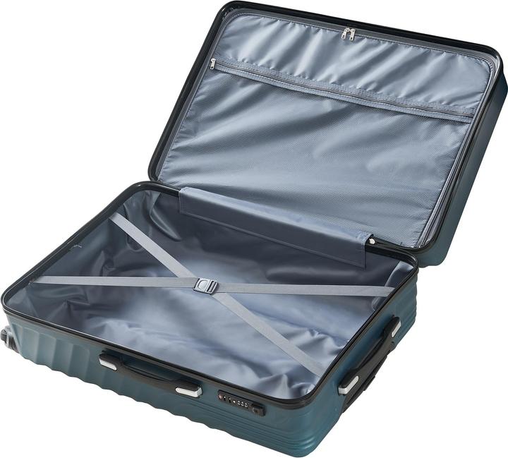Actual product image Pro-Tec Reisekoffer Pona 3er Set Blau (100 l, Hand luggage (up to 50 litres), M (50 - 90l), L (90 - 115l))