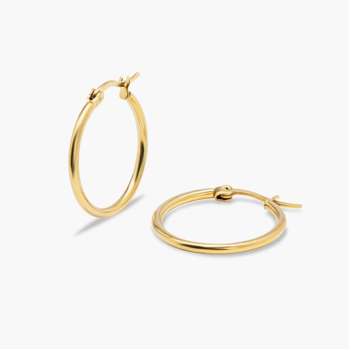 Actual product image Sensora Jewelry Orlando Hoops earrings (Stainless steel)