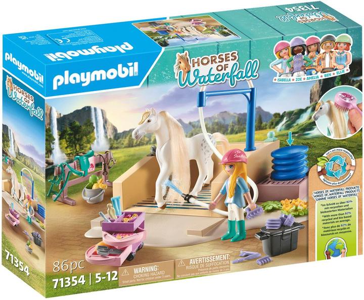 Playmobil Isabella & Lioness mit Waschplatz (71354, Playmobil Horses of Waterfall)