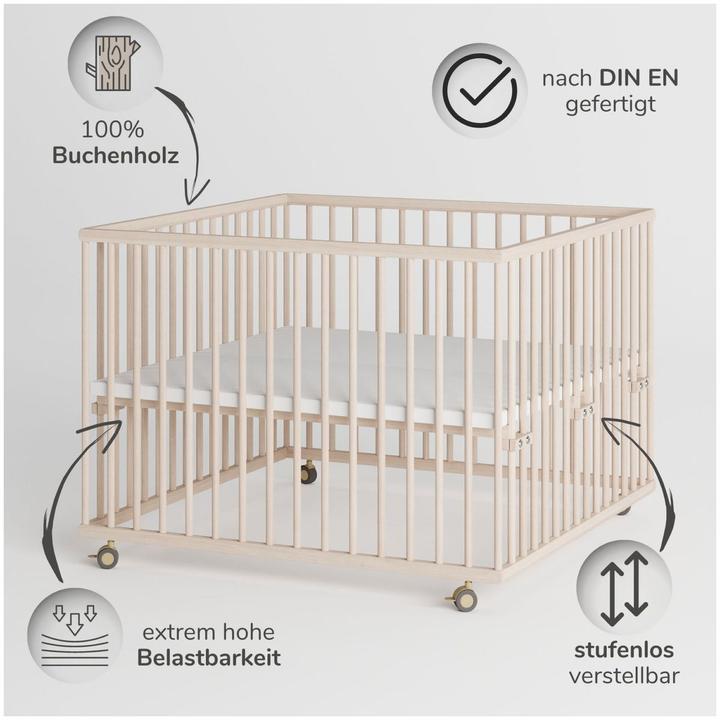 Produktbild Sämann Premium Laufgitter (75 cm, Buche)