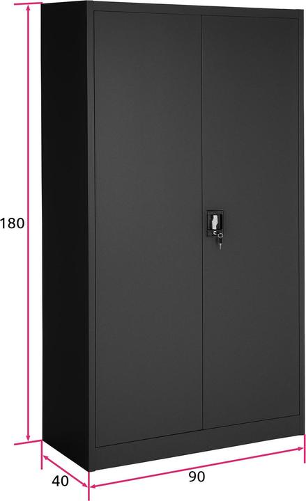 Image du produit tectake Casier (90 x 40 x 180 cm)