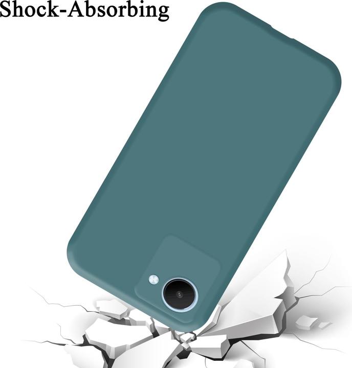 Actual product image Cadorabo TPU Liquid Silicone Case Cover for Realme C30 / Narzo 50i PRIME (Realme Narzo 50i Prime, Nokia C30)