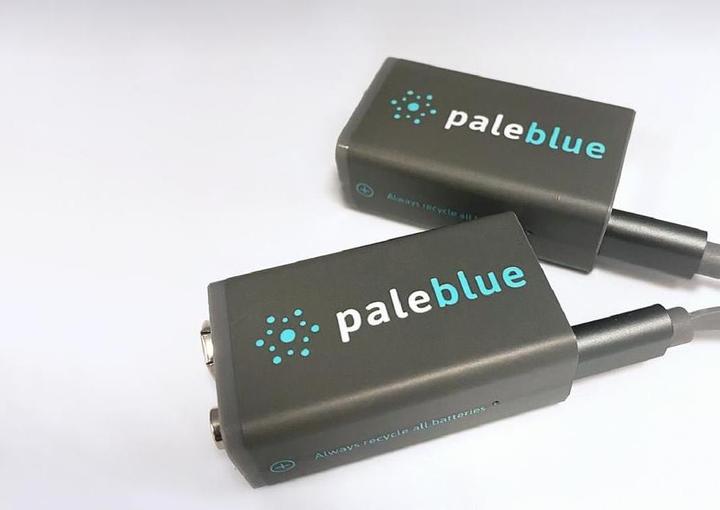 Actual product image Pale Blue PB-9V (2 pcs., 9V Block, 500 mAh)